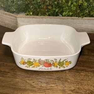 Vintage Corning Ware Spice of Life L'Echalote A-1-B Casserole Dish 1 Quart